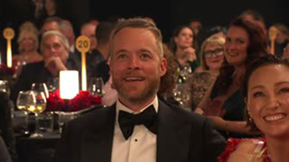 Hamish MacDonald and his wife Zoe Foster Blake at the Logies