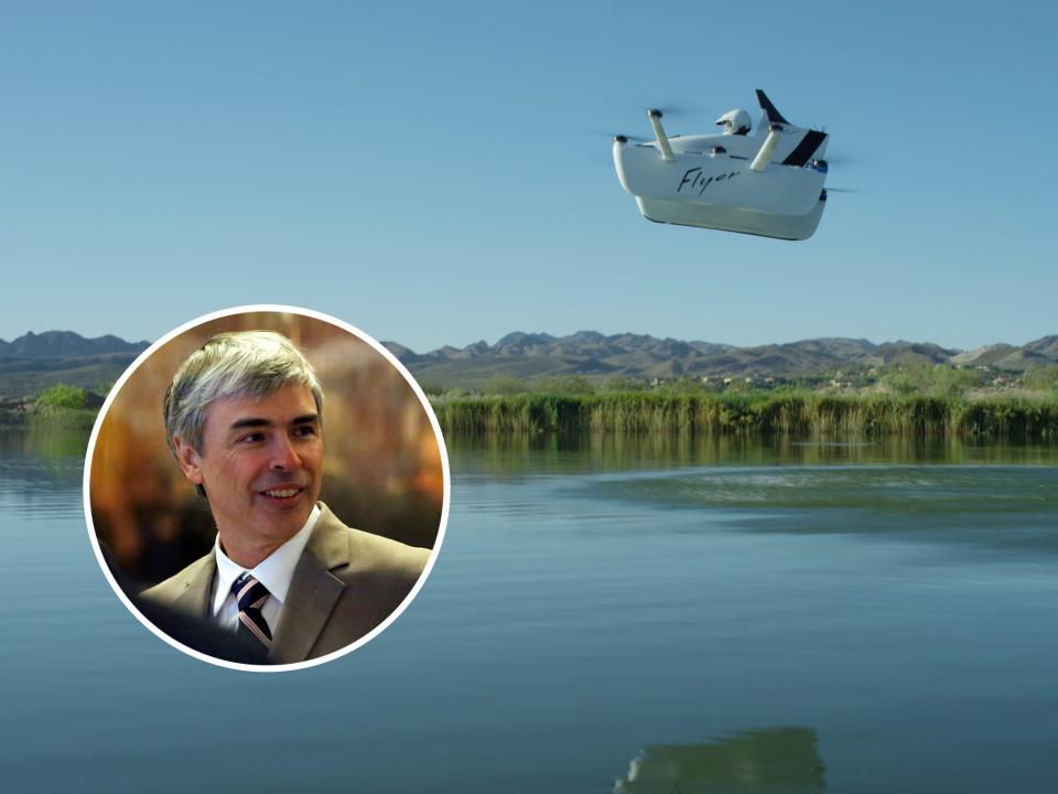 Larry Page flying car