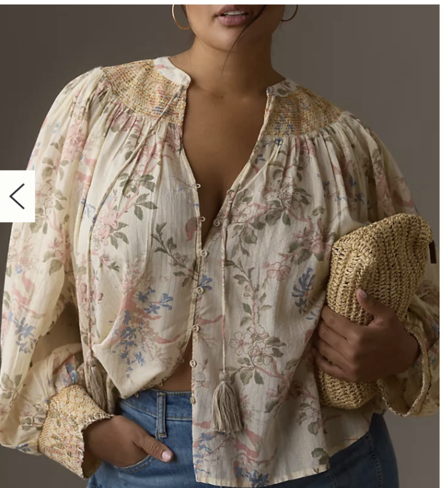 <p><a href="https://go.redirectingat.com?id=74968X1596630&url=https%3A%2F%2Fwww.anthropologie.com%2Fshop%2Fhybrid%2Fby-anthropologie-long-sleeve-smocked-lurex-top&sref=https%3A%2F%2Fwww.elle.com%2Ffashion%2Fshopping%2Fa43826027%2Fbest-plus-size-clothing-stores%2F" rel="nofollow noopener" target="_blank" data-ylk="slk:Shop Now;elm:context_link;itc:0;sec:content-canvas" class="link ">Shop Now</a></p><p>Long-Sleeve Smocked Lurex Top </p><p>Anthropologie</p><p>$98.00</p>