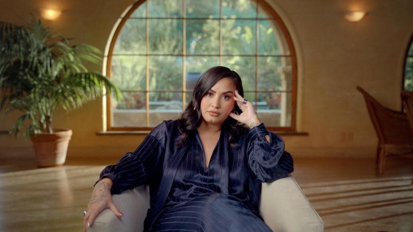 Interview still from documentary 'Demi Lovato: Dancing with the Devil,' opening night headliner for the 2021 South by Southwest Film Festival