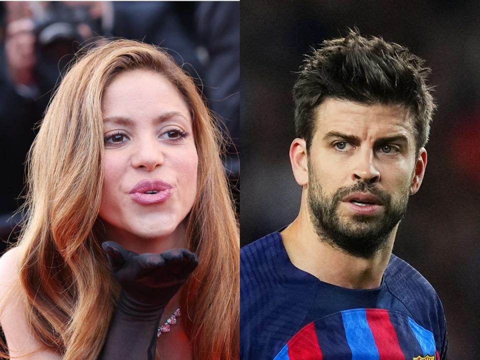 Shakira and Piqué (Getty)