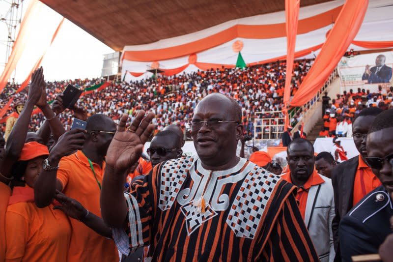 西非國家布吉納法索（Burkina Faso）29日舉行總統和國會選舉，總統候選人卡波雷（Roch Marc Christian Kabore）（美聯社）