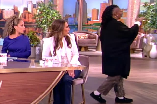 <p>ABC</p> Whoopi Goldberg scolds an audience member for recording 'The View' on his phone