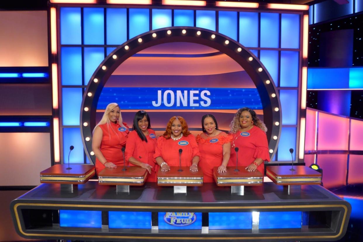 The Jones family of Jackson competed on a Family Feud episode airing Nov. 1.