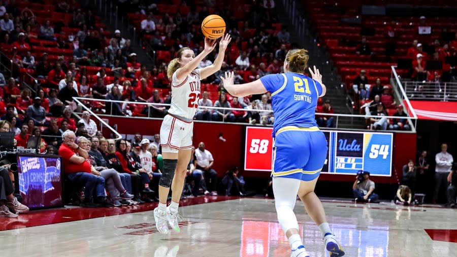 NCAA WBB. Utah Utes vs. UCLA Bruins at Jon M. Huntsman Center in Salt Lake City, UT on Monday, January 22, 2024. © Bryan Byerly