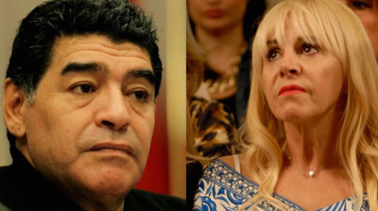 Diego Maradona vs. Claudia Villafañe e hijas