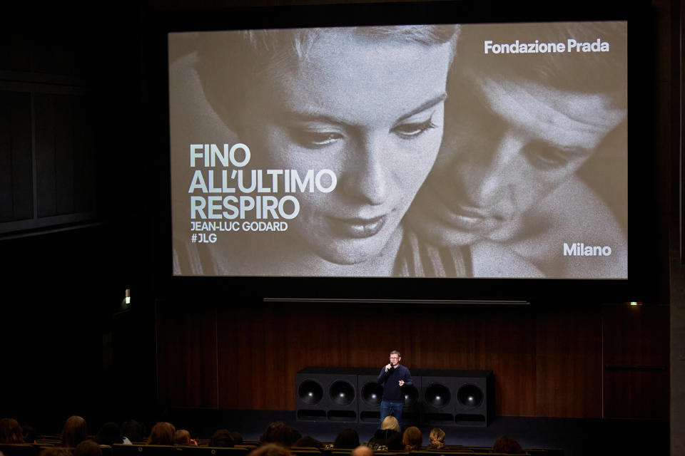 Cinema Godard at Fondazione Prada