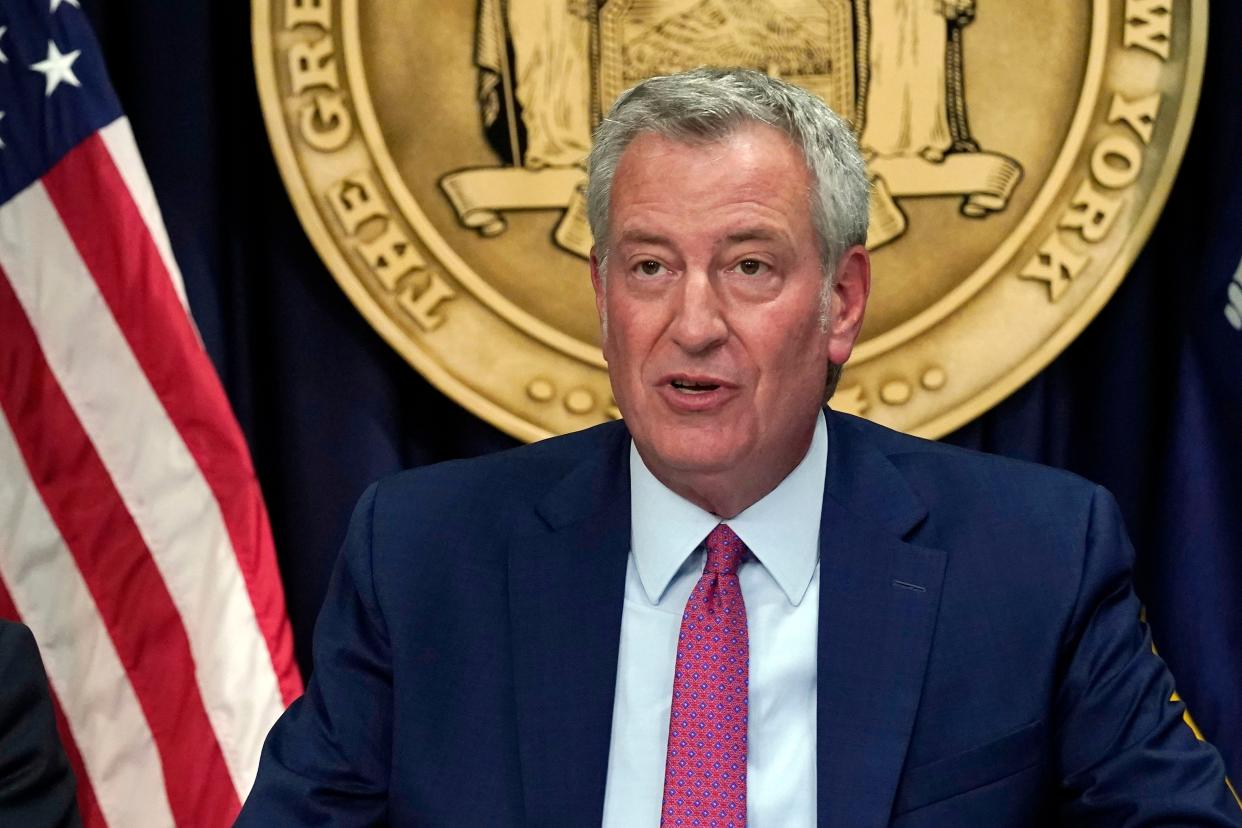 Former New York City Mayor Bill de Blasio 