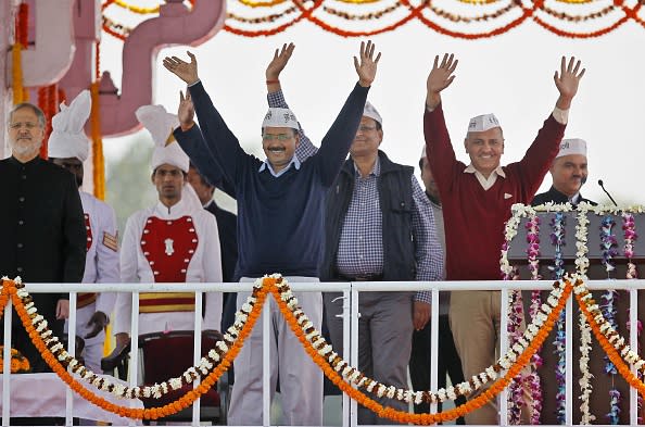 <p>AAP was in the news throughout the year — for all the wrong reasons — and Delhi CM Arvind Kejriwal led his party in making noise. A look at AAP's 2016 newsmakers: -Sandeep Kumar: A video of the minister in a 'compromising' position with two women was leaked to media organisations. Kumar first said he isn't the person in the video. Then said he was being framed. Then clarified that the videotaped activity was consensual. Go figure. -Somnath Bharti: Charges of rioting, molestation and outraging a woman's modesty were filed against him with the Delhi police. -Jitendra Singh Tomar: The former Minister of Law and Justice in the Delhi cabinet was removed following allegations that he had submitted fake degree certificates. -Bhagwant Mann: Video streamed parliamentary proceedings and posted it on social media, thus compromising the security and sanctity of the Parliament. -Arvind Kejriwal: Accused Lt Governor Jung of acting on the Central Government's behalf and called the Delhi police PM Modi's 'agents'. </p>