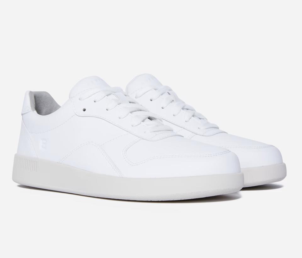 The ReLeather Court Sneaker. Image via Everlane.