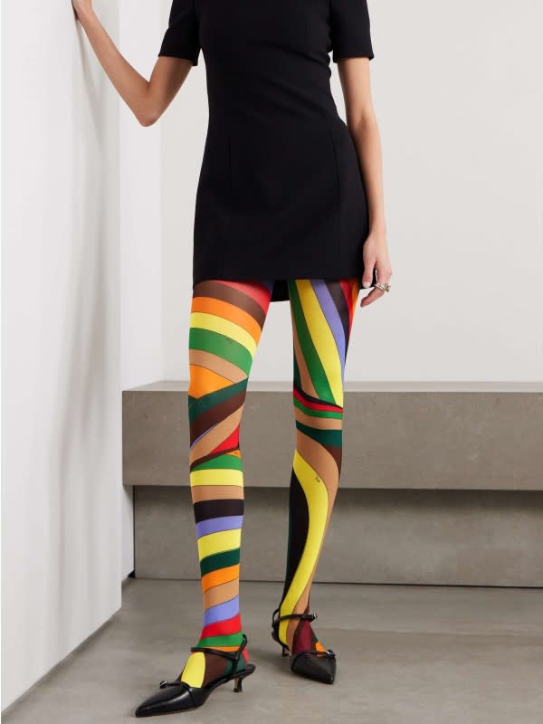 No One Does Colorful Tights Quite Like Pucci