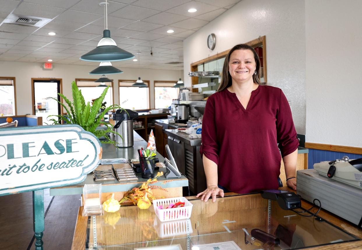 All Good Things owner Sarah Smith stands in the new restaurant in Aumsville on Nov. 2, 2023.