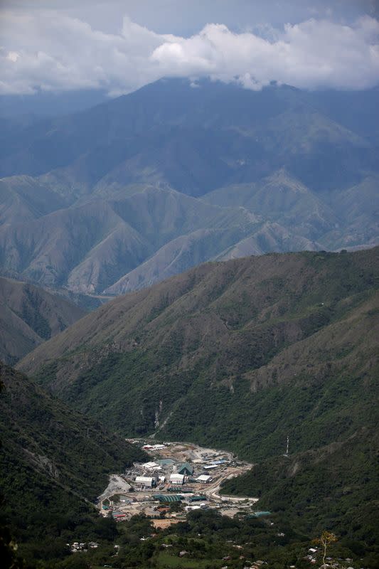Foto de archivo. Vista general de las instalaciones de la mina Zijin en Buriticá