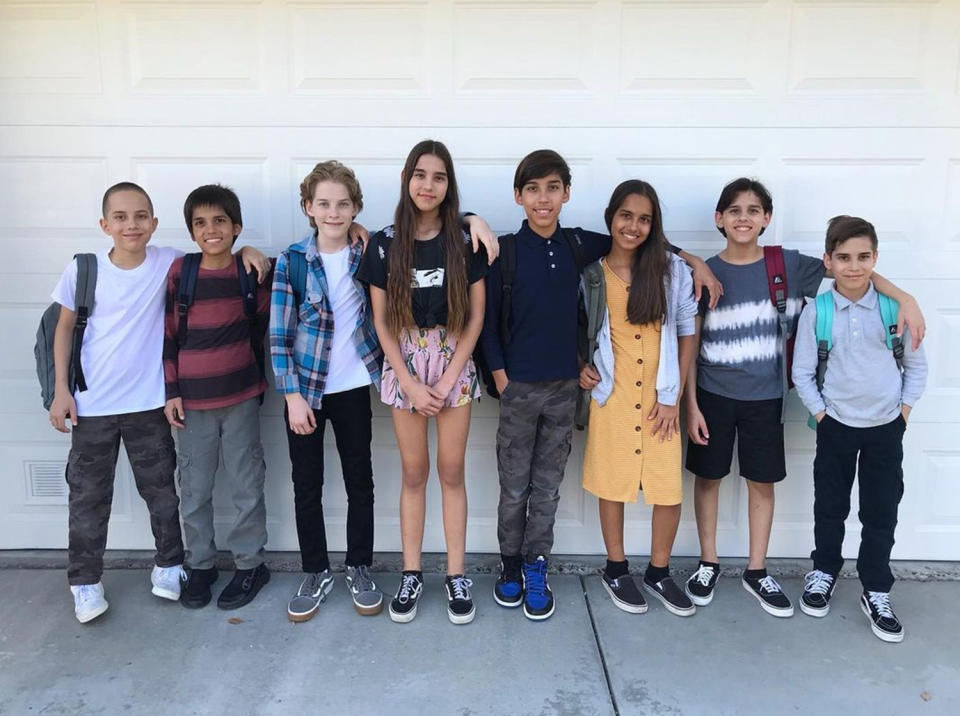 <p>13-year-olds Noah, Maliyah, Nariyah, Isaiah, Jeremiah, Jonah, Josiah and Makai are making their way through middle school.</p>   <p>"You are exceptional role models to the 6th and 7th graders," Suleman wrote to her teenagers as they prepared for their <a href="https://people.com/parents/octomom-nadya-suleman-shares-back-to-school-photo-of-octuplets/" rel="nofollow noopener" target="_blank" data-ylk="slk:first day of 8th grade;elm:context_link;itc:0;sec:content-canvas" class="link ">first day of 8th grade</a>.</p>