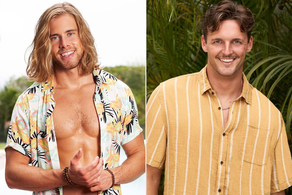 Logan Palmer and Jacob Rapini bachelor in paradise season 8