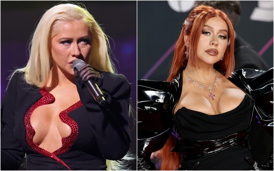 Christina Aguilera, antes y después