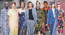 <p>Hier ist Ihr Frühjahr/Sommer18 Fashion Week Trend-Report. (Bild: ImaxTree, Art: Quinn Lemmers für Yahoo Lifestyle) </p>