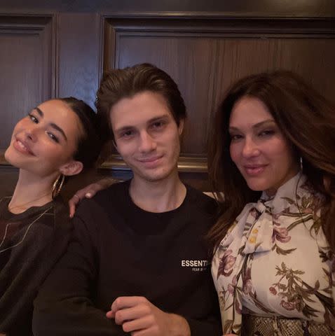 <p>Tracie Beer Instagram</p> Madison Beer, her brother Ryder Beer and her mom Tracie Beer.