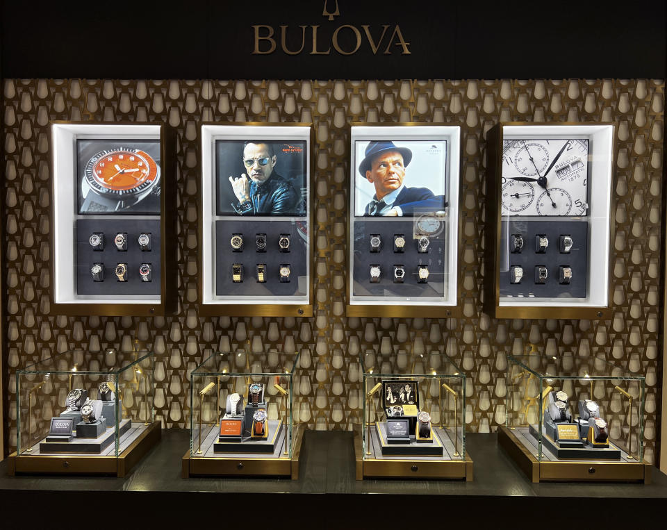 Bulova shop section.