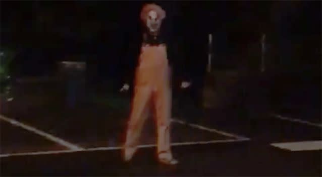 Clowns were seen all over the place late last year. Source: Supplied