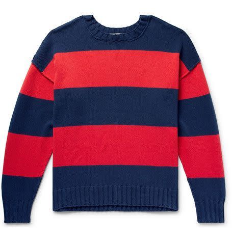 Entireworld Striped Recycled Cotton Sweater