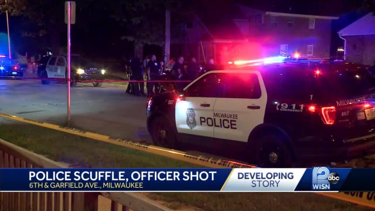 Police Officer Shoots Officer During Struggle With Cuffed Man 0245