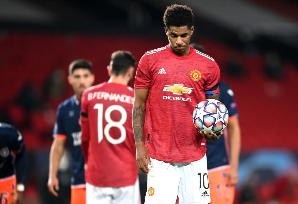 Fernandes gave Rashford the penalty for Man United (Getty Images)
