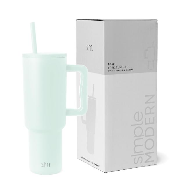 SG Stock] TikTok Glass Mug, Coffee Cup, Bubble Tea Milk Tea Tumbler with  Straw, Travel Mug with Leather