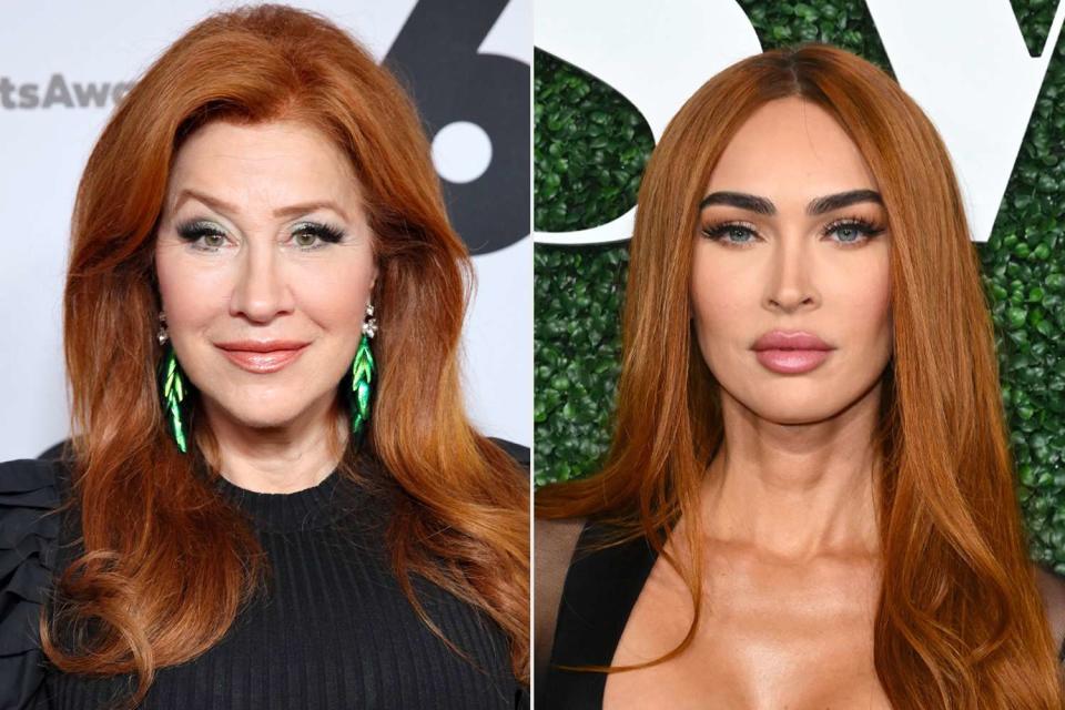 <p>Robin L Marshall/Getty; ANGELA WEISS/AFP via Getty </p> Lisa Ann Walter and Megan Fox