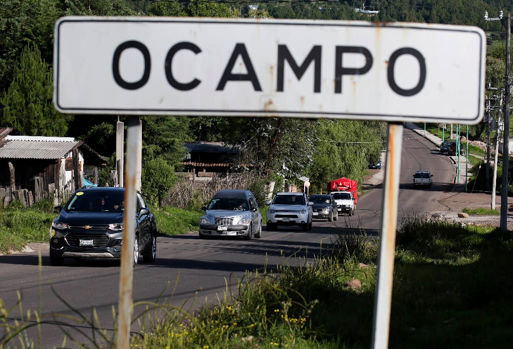 The entire police force in Ocampo, Mexico has been detained (Picture: AFP)