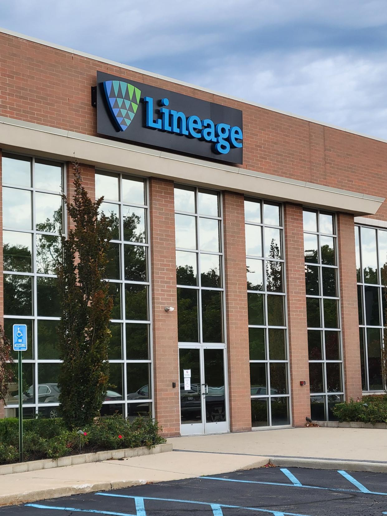 The headquarters for Lineage is on Humboldt Drive in Novi