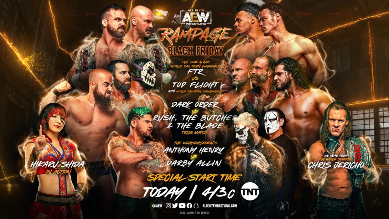 AEW Rampage Results (11/25/22): ROH Tag Title Match And More