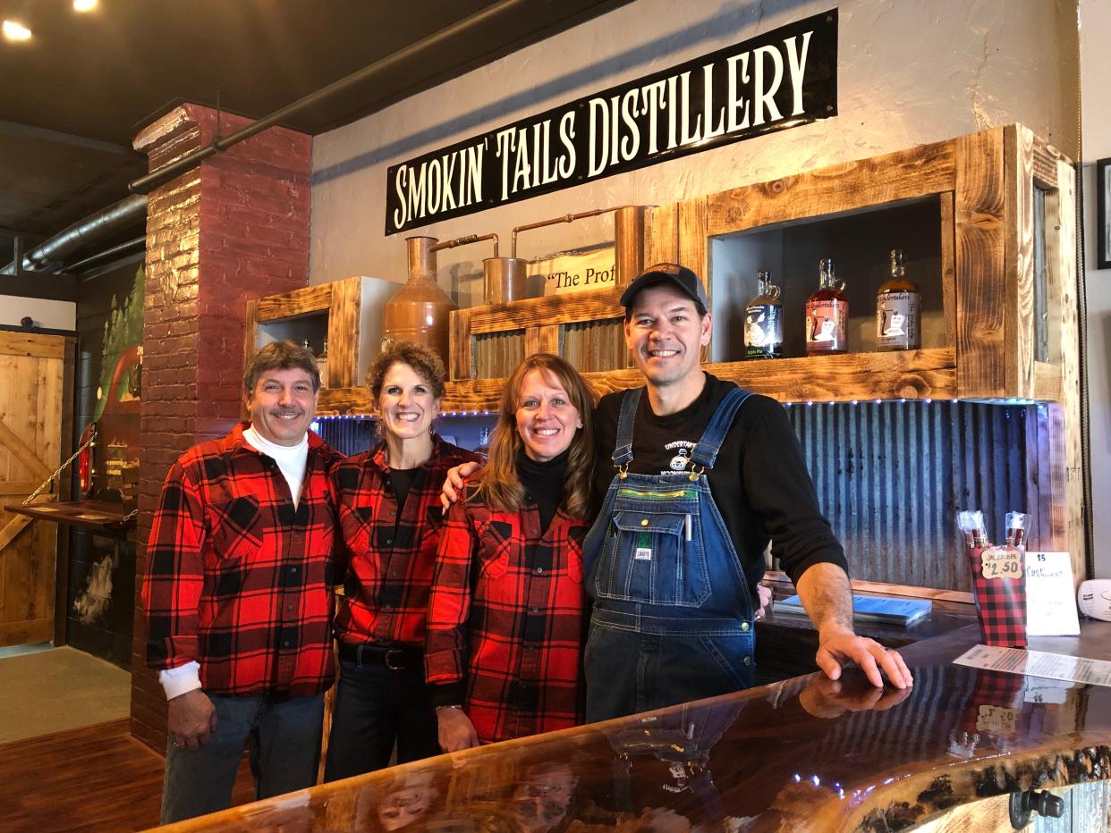 Smokin' Tails Distillery in Phelps is owned by Chris and Lisa Orlando and Sharon and Peter Cheney, who had a memorable appearance on the Discovery Channel TV show, "Moonshiners."