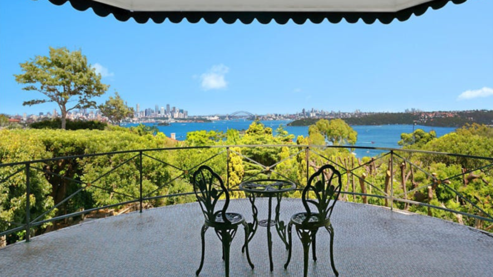 An image of the view from the Werribee Estate home in Vaucluse.