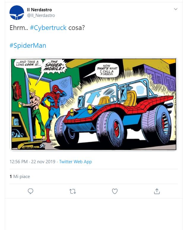 Decine di fotomontaggi di Elon Musk nei panni di Doc o al posto di Marty di "Ritorno al Futuro" perchè la sua nuova creazione assomiglia alla famosa Delorean. Cybertruck secondo alcuni utenti è l'evoluzione di Saetta McQueen, mentre per altri è nata dall'unione tra un'utilitaria e una moka per caffè. O magari è semplicemente il disegno di un bambino di 8 anni.