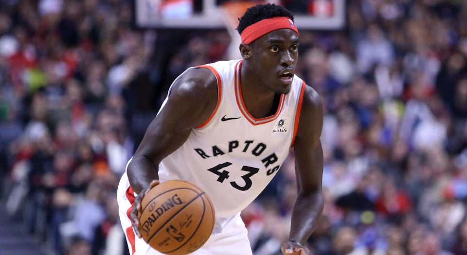 Pascal Siakam’s play has been on an upward trajectory since joining the league. (Photo by Vaughn Ridley/Getty Images)