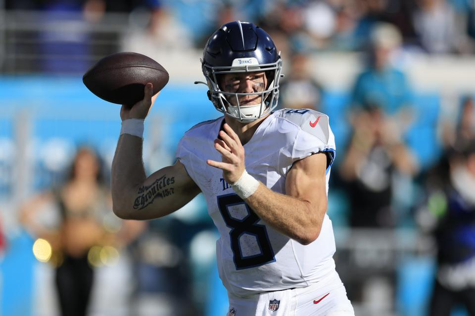 Will Will Levis and the Tennessee Titans beat the Carolina Panthers on Sunday? NFL Week 12 picks, predictions and odds weigh in on the game.