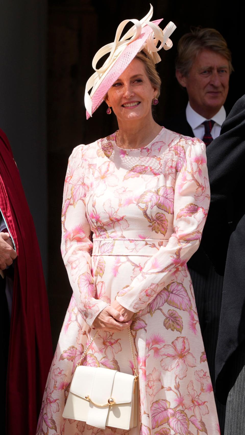 Sophie, Duchess of Edinburgh attends the Order Of The Garter Service at Windsor Castle