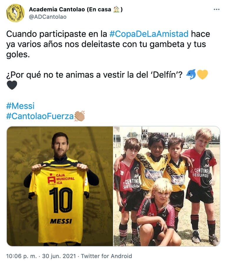 Las originales propuestas que Messi recibió en redes sociales