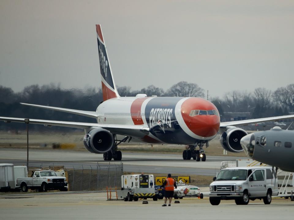 New England Patriots Boeing 767