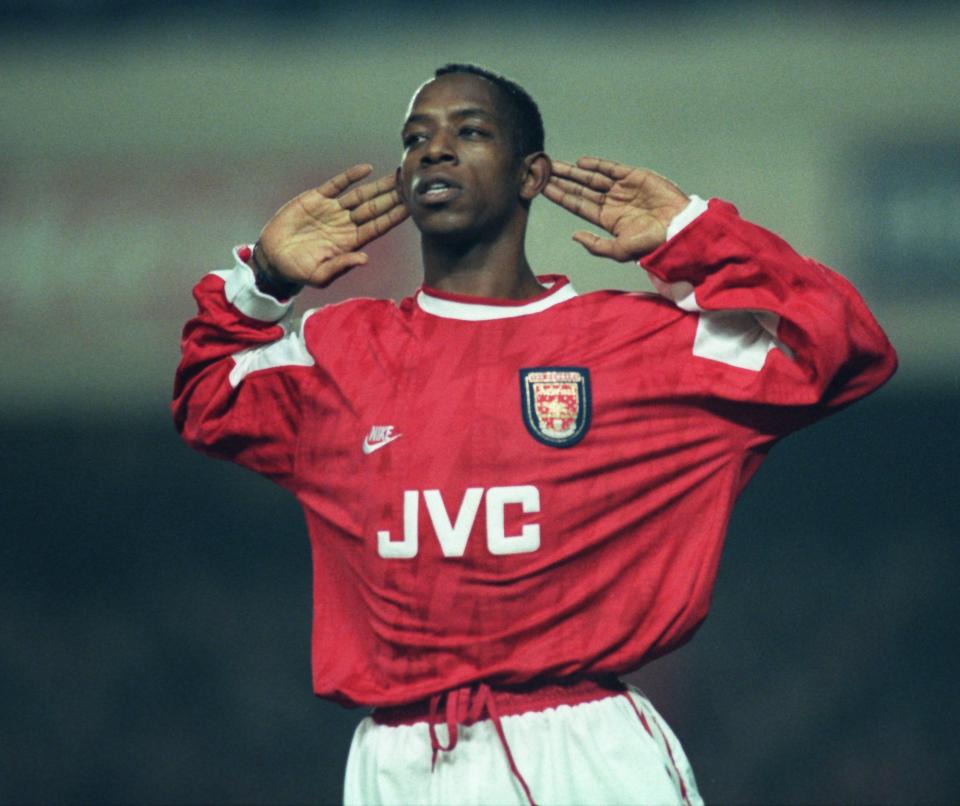 <p>Dominated the goal charts at Arsenal (104) for years before ending his top flight career with West Ham (9). </p>