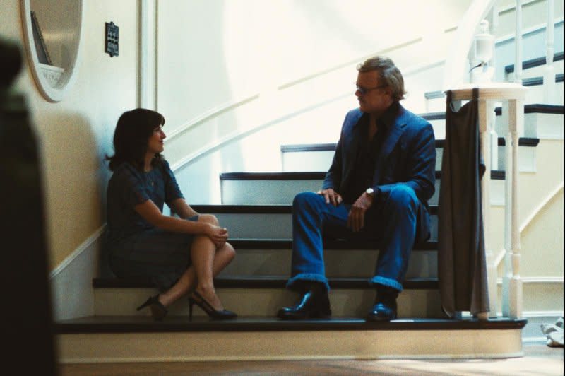 Jeanie (Hadley Robinson) and Jerry Buss (John C. Reilly) have a special relationship. Photo courtesy of HBO