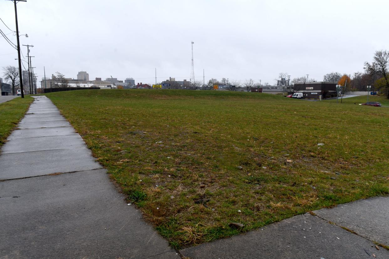 The former Canton Inn property at 1031 Tuscarawas St. W in Canton has sat empty since crews demolished the hotel in November 2022. Plans are to build an apartment complex on the site called Newton Family Apartments.