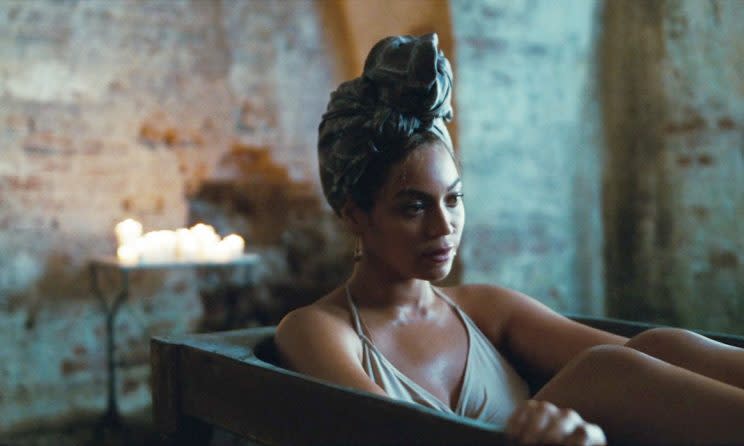 Beyoncé in Lemonade.
