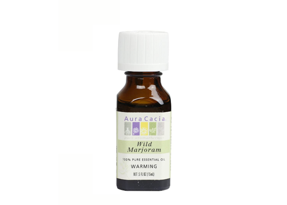 <p><strong>Aura Cacia</strong></p><p>amazon.com</p><p><strong>$7.89</strong></p><p>This marjoram essential oil from an expert-backed brand is 100% pure and natural with a warm, pleasant scent. “I put this in a roller with a few other oils for muscle tension and pain and it works wonders,” one user wrote. Marjoram essential oil is great for pain relief, and Dr. Bhanote recommends massaging it into the skin with a carrier oil to help relieve menstrual cramping pain. </p><p><strong>Best use</strong>: Pain relief</p>