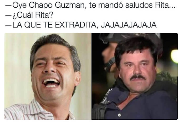 MEMES por extradición de 'El Chapo' Guzmán