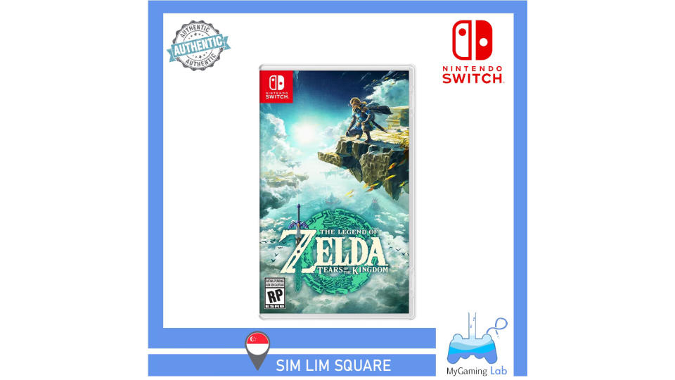 [Pre-Order] Nintendo Switch Game The Legend of Zelda: Tears of the Kingdom - ETA 12 May 2023. (Photo: Shopee SG)