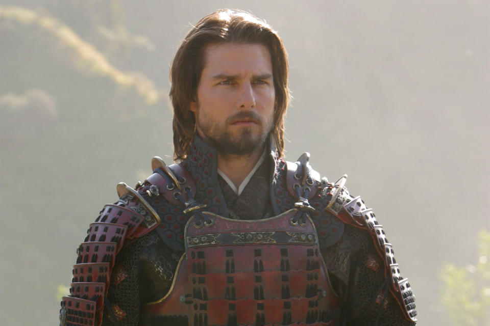 <p>Cruise probably wouldn't be your first guess for who was playing the title character in the Japan-set <i>The Last Samurai</i>, but he manages to make it believable. While there's definitely a conversation to be had about the white savior trope, Cruise and <a href="https://ew.com/tag/ken-watanabe/" rel="nofollow noopener" target="_blank" data-ylk="slk:Ken Watanabe;elm:context_link;itc:0;sec:content-canvas" class="link ">Ken Watanabe</a> are well-paired, with both being very much worthy of their awards recognition.</p>