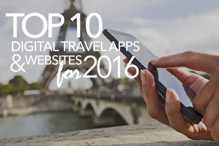 Top 10 Digital Travel Apps & Websites for 2016