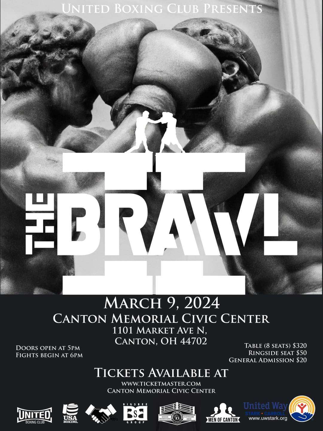 United Boxing Club in Canton will present The Brawl II, an amateur boxing event on March 9 at the Canton Memorial Civic Center. The event is sanctioned by USA Boxing.